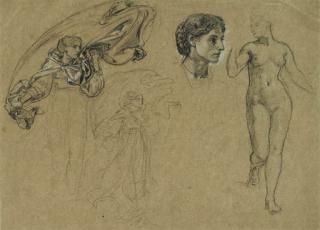 Sir Edward John Poynter, Bt., P.R.A., R.W.S. - Studies Of Michelangelo And Phidias