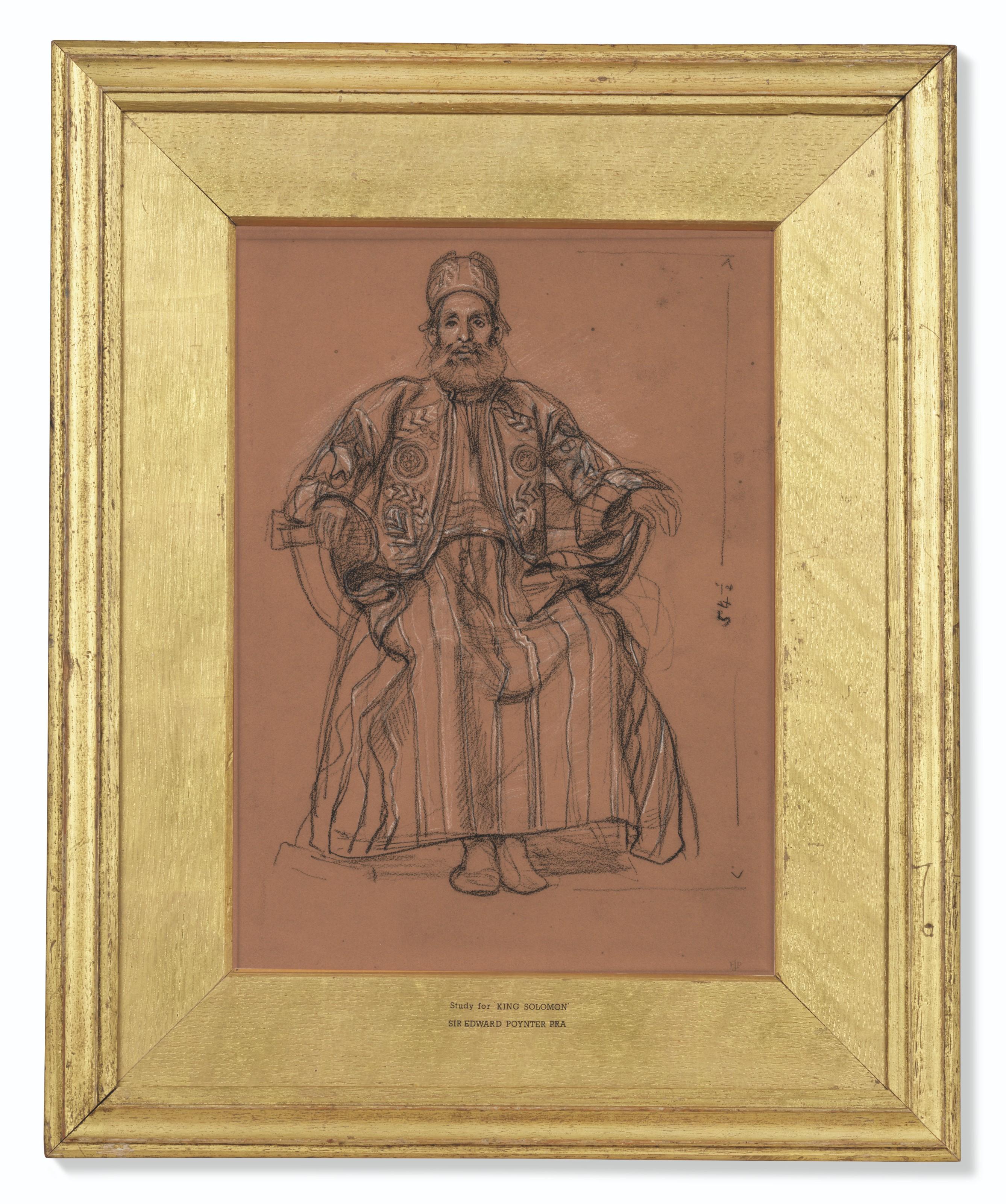 Sir Edward John Poynter, Bt., P.R.A., R.W.S. - Study For King Solomon