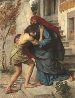Sir Edward John Poynter, Bt., P.R.A., R.W.S. - The Prodigal\'s Return