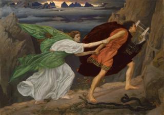 Sir Edward John Poynter, P.R.A., R.W.S. - Orpheus and Eurydice