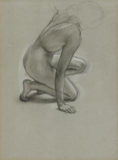 Sir Edward John Poynter, P.R.A., R.W.S. - Study For \'Water Babies\'