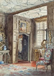 Sir Edward John Poynter, P.R.A., R.W.S. - The pannelled hall