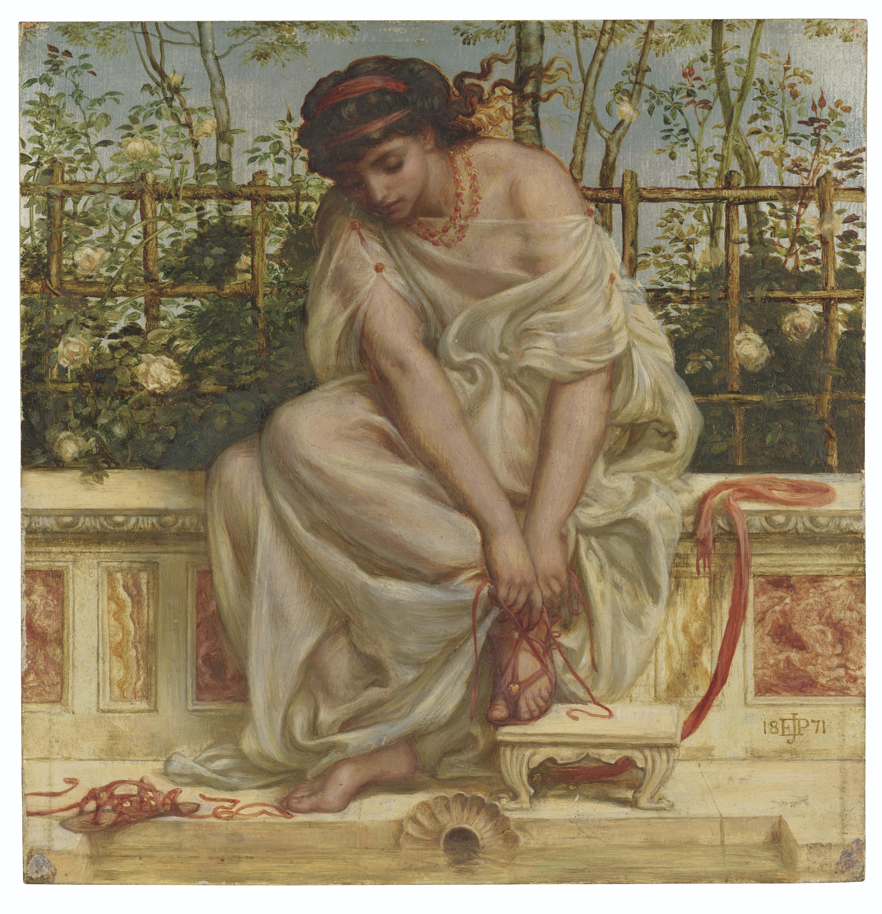 Sir Edward John Poynter, P.R.A., R.W.S. - The Sandal