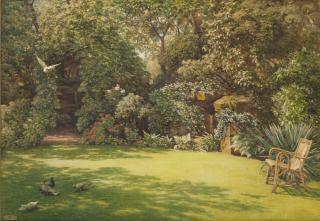 Sir Edward John Poynter, PRA, RWS - In a Kensington Garden