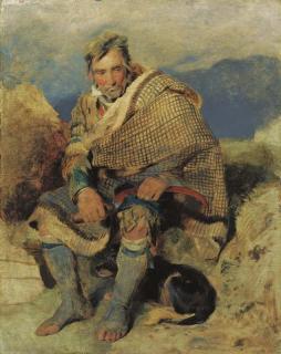 Sir Edwin Henry Landseer, R.A. - A highland shepherd - a sketch