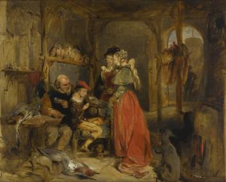 Sir Edwin Henry Landseer, R.A. - A Visit To The Falconer\'S