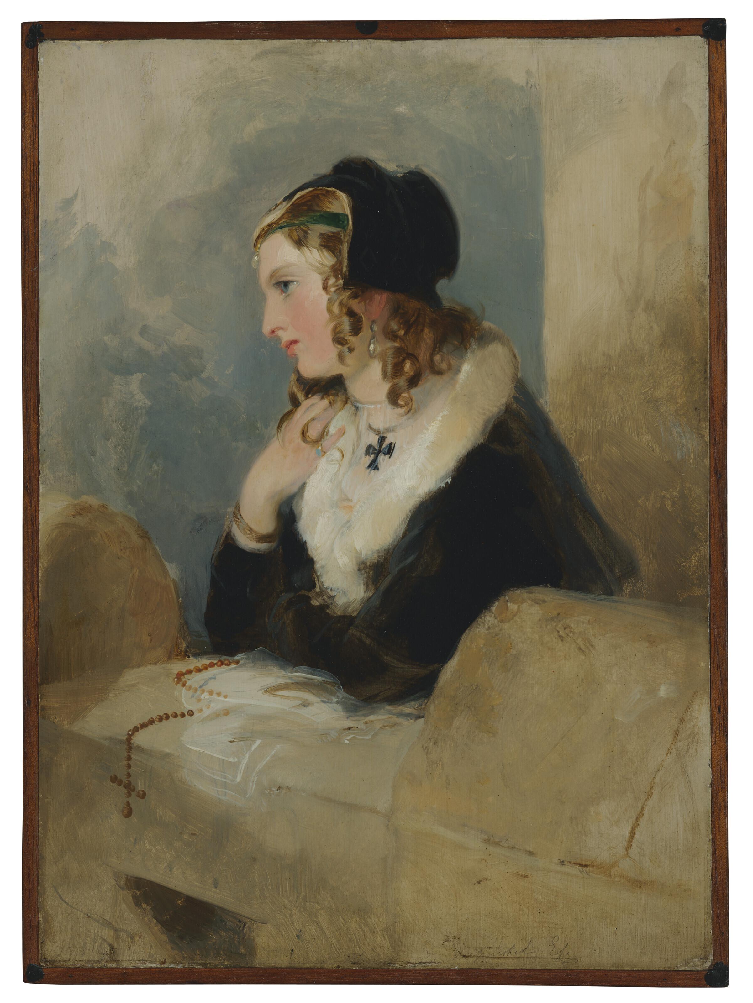 Sir Edwin Henry Landseer, R.A. - Portrait of Catherine Seyton