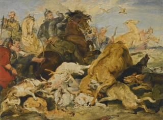 Sir Edwin Henry Landseer, R.A. - The Hunting Of Chevy Chase