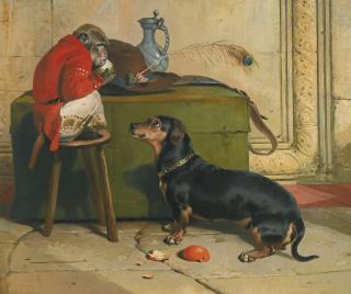 Sir Edwin Henry Landseer, R.A. - Ziva, A Badger Dog Belonging To The Hereditary Prince Of Saxe-Coburg-Gotha