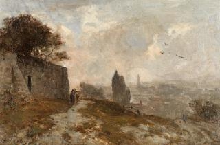 Sir Ernest Albert Waterlow, RA, PRWS - \'Souvenir de Montmartre, Paris\'