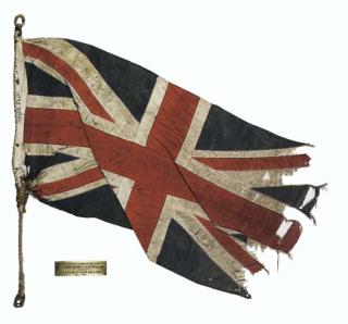 Sir Ernest Henry Shackleton - Shackleton-Rowett Quest Expedition, 1921-1922. A Union Jack presented to Shackleton by H.M. King George V in September 1921