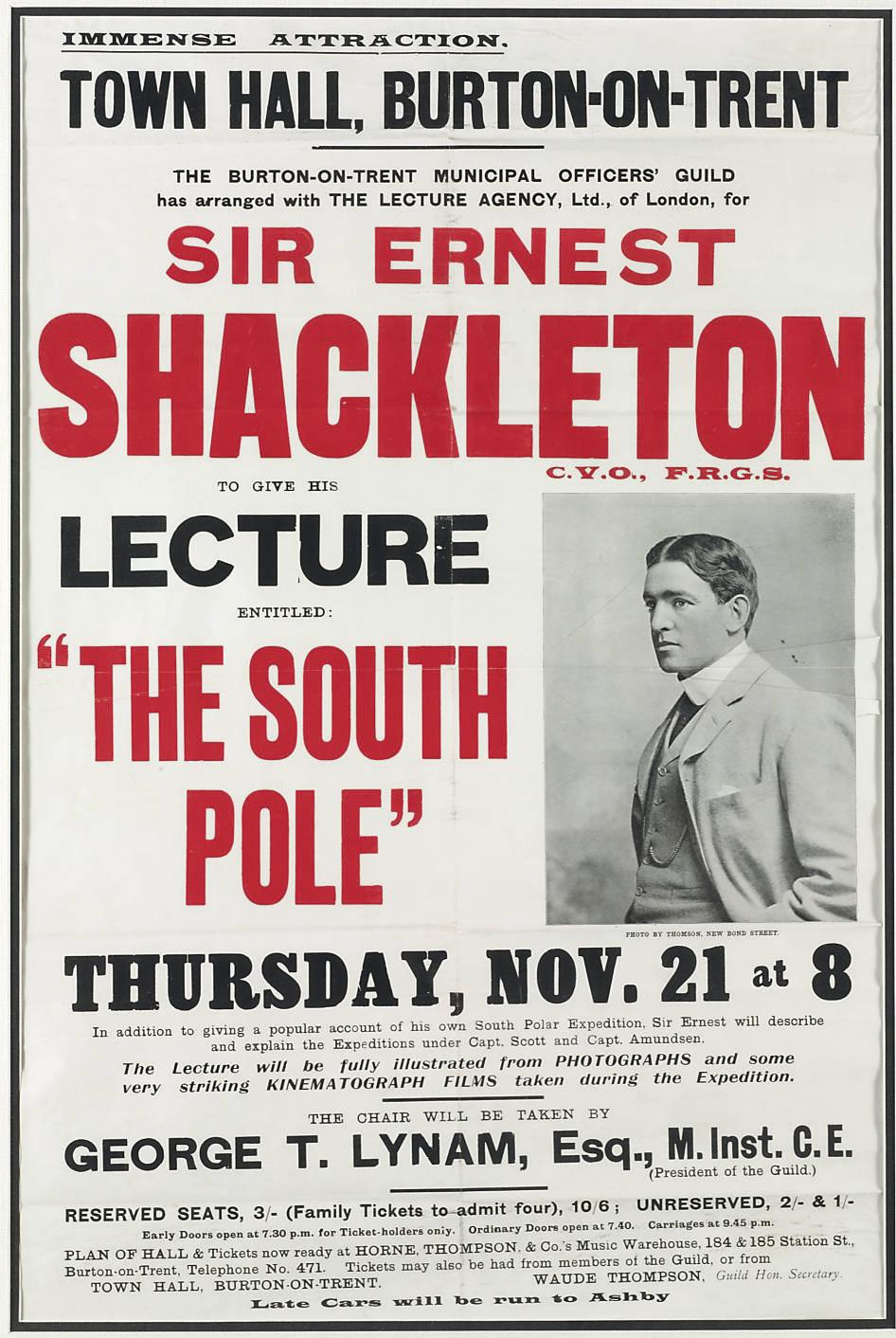 Sir Ernest Henry Shackleton - \