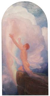 Sir Francis Bernard Dicksee, P.R.A. - \'The Ideal\' or \'In Quest of Truth\'