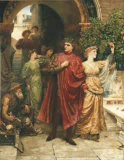 Sir Francis Bernard Dicksee, P.R.A. - The Symbol \'Is it nothing to you, all ye that pass by?\' Lamentations 1:12