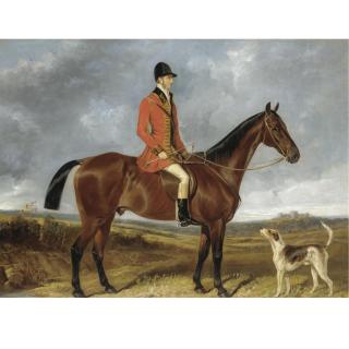 Sir Francis Grant P.R.A. - Portrait Of Charles Davis, Huntsman To The Royal Buckhounds (1824-1861)
