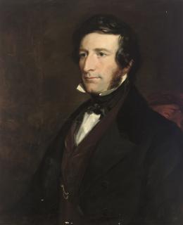 Sir Francis Grant, P.R.A. - Portrait of Sir George Cornewall Lewis, Bart. MP (1806-1863), half-length