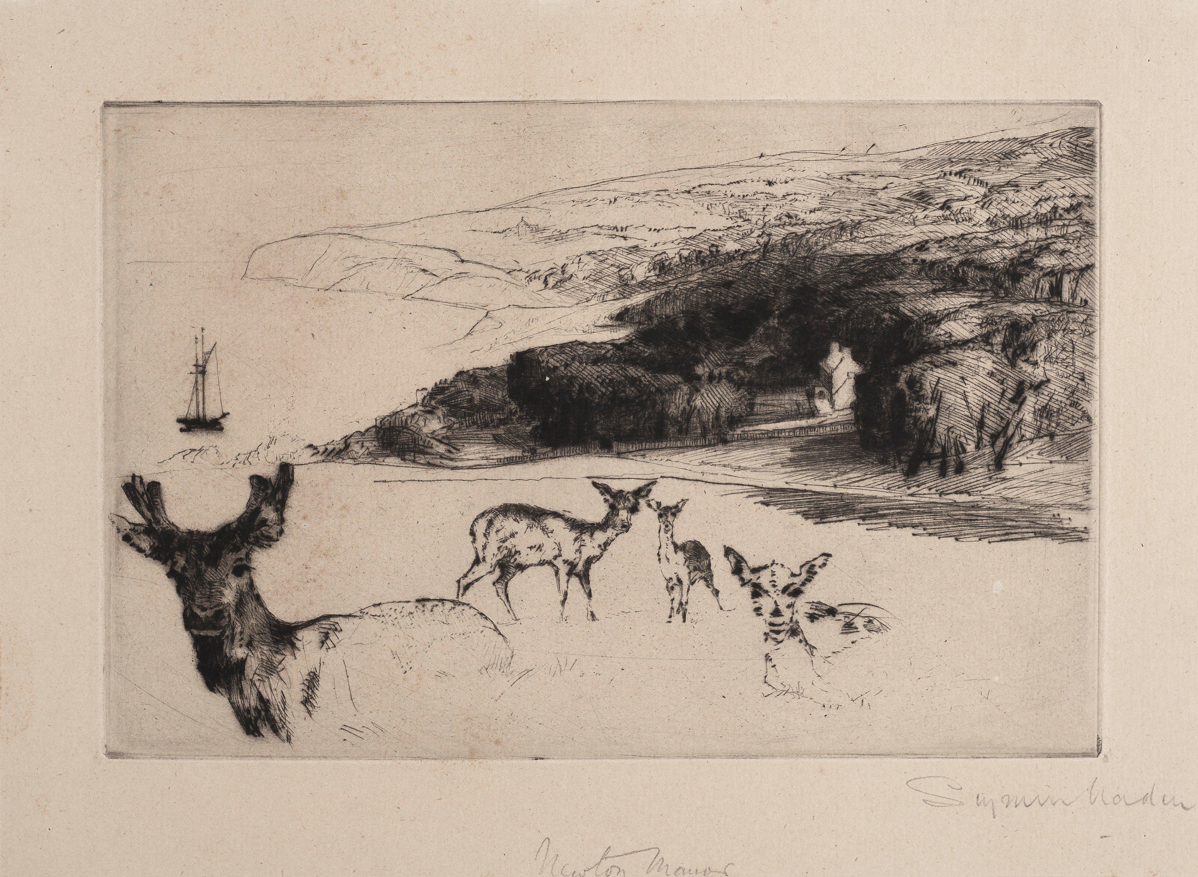 Sir Francis Seymor Haden - A collection of 15 etchings.