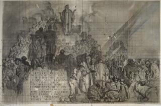 Sir Frank Brangwyn, R.A., R.S.W. - \'Man\'s Ultimate Destiny,\' Working Photomontage for the Rockefeller Center Mural