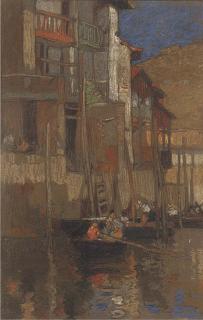 Sir Frank Brangwyn, R.A. - Puerta de los Passajes, Spain