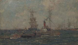 Sir Frank Brangwyn, R.A. - Seascape