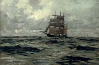 Sir Frank Brangwyn, R.A. - Shipping On The Open Seas