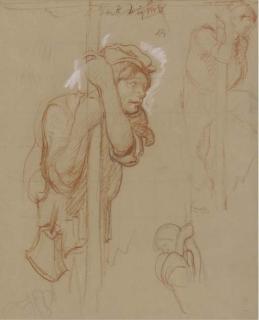 Sir Frank Brangwyn, R.A. - Studies of a workman