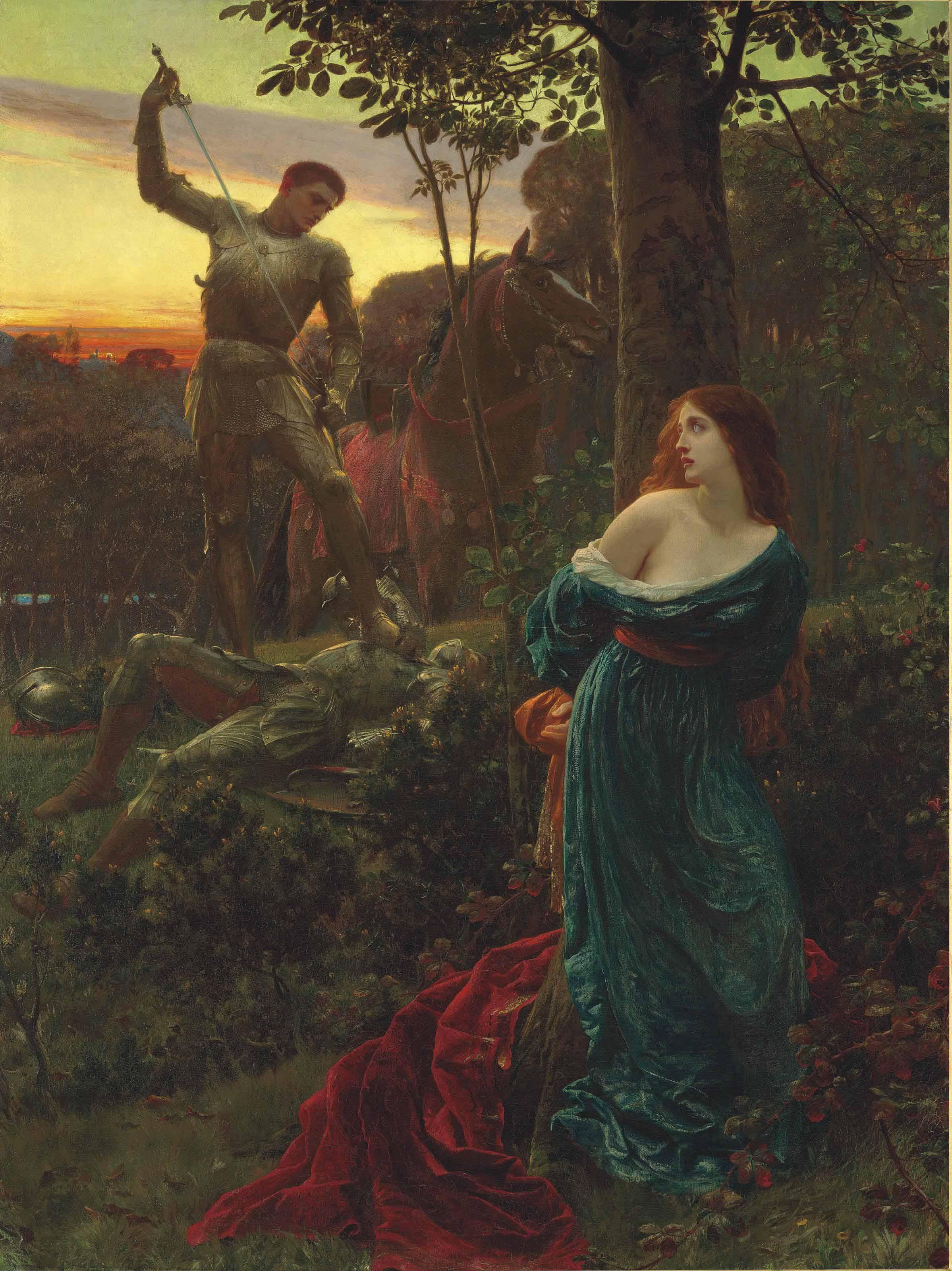 Sir Frank Dicksee, P.R.A. - Chivalry