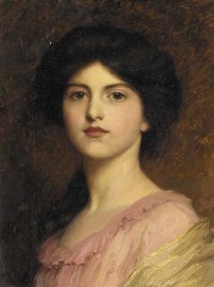 Sir Frank Dicksee, P.R.A. - Portrait of Camille Sutton Palmer