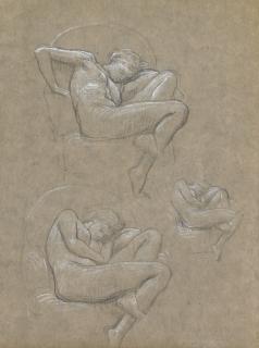 Sir Frederic Leighton, P.R.A. - Figure Studies For Flaming June