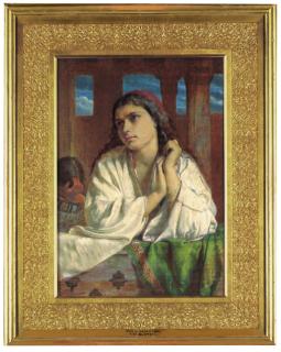 Sir Frederic William Burton, R.H.A., R.W.S. - The Wife of Hassan Aga