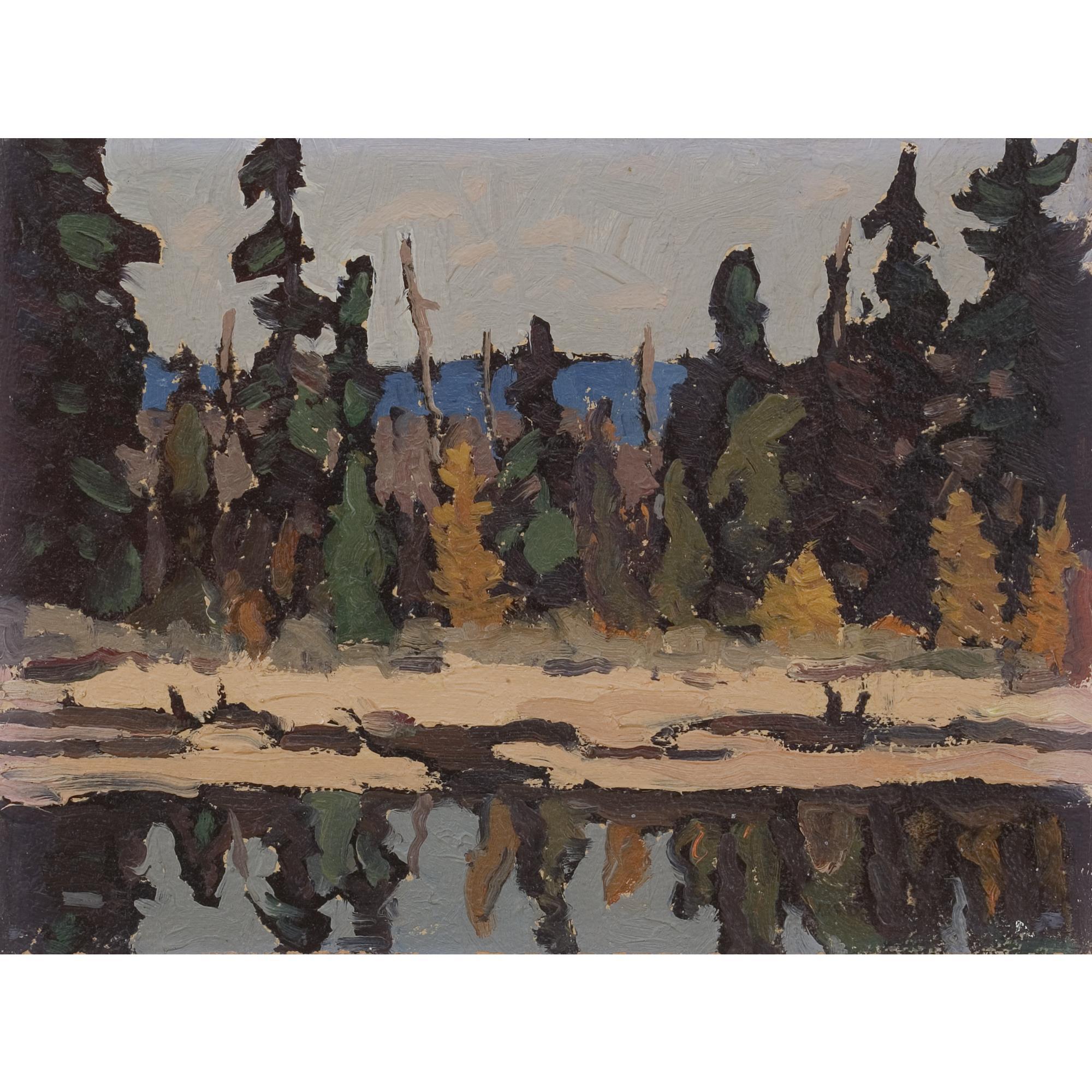 Sir Frederick Grant Banting - Trees And Lake