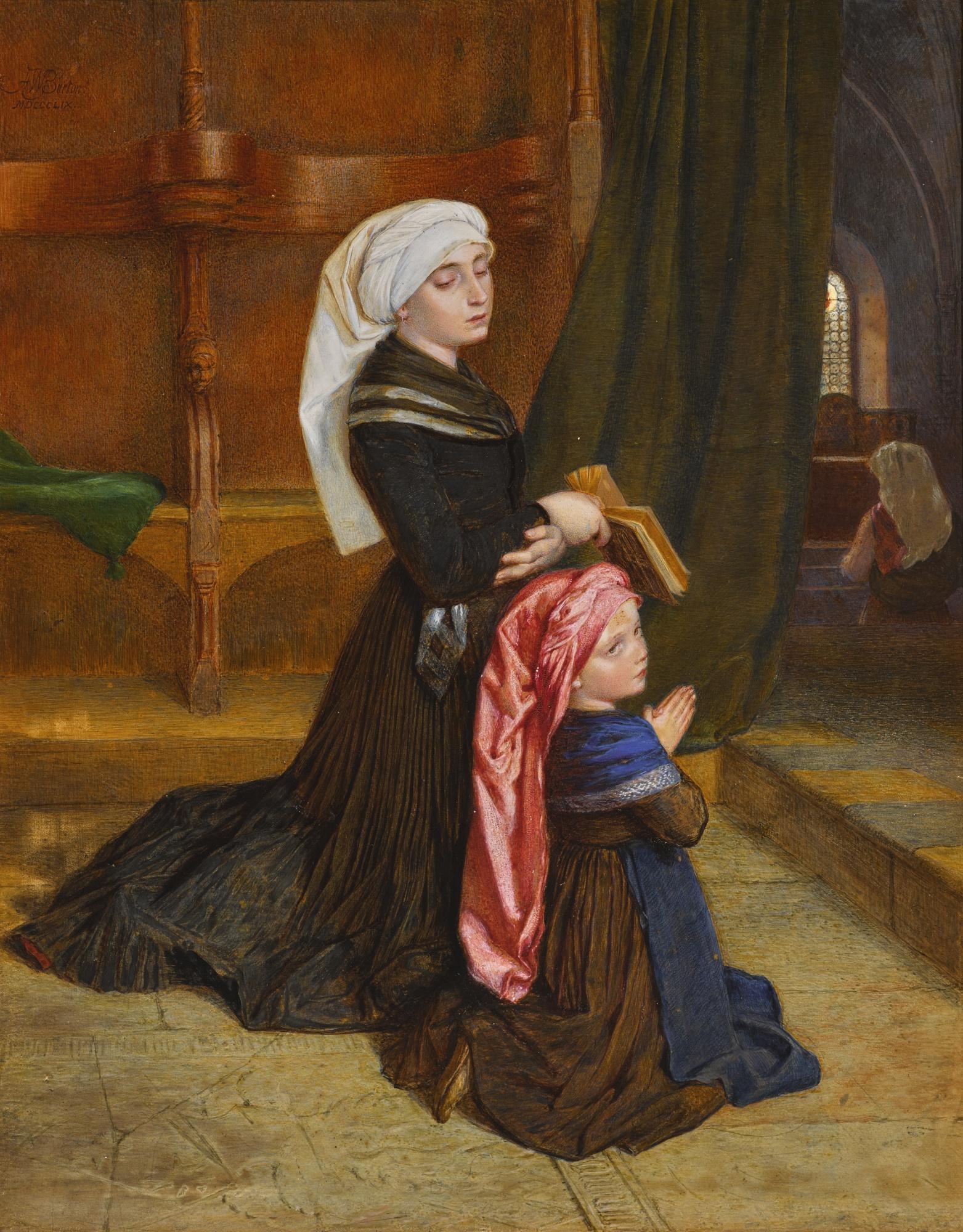 Sir Frederick William Burton - The Widow Of Wöhlm