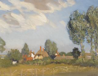 Sir George Clausen, R.A., R.W.S., R.I. - An Essex Village