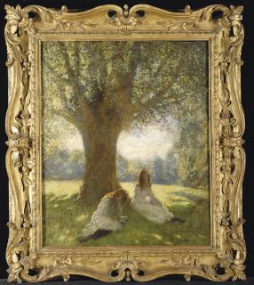 Sir George Clausen, R.A., R.W.S., R.I. - The Spreading Tree