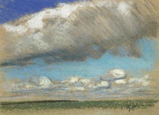 Sir George Clausen, R.A. - Cloud Study