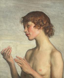 Sir George Clausen, RA, RWS - \'Little Wild One\'