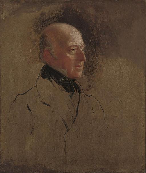 Sir George Hayter - Portrait Study of Admiral Sir Edward Codrington, Half-Length