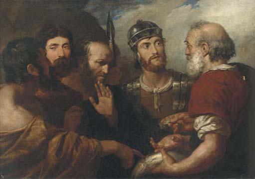 Sir George Hayter - The tribute money