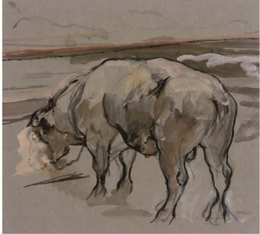 Sir George Pirie, P.R.S.A., H.R.S.W., L.L.D. - Study of A Bull