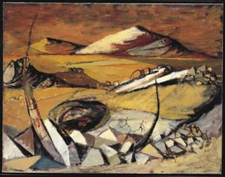 Sir George Russell Drysdale - The Red Hill