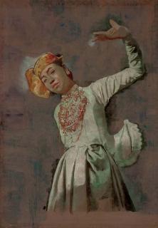 Sir Gerald Festus Kelly, P.R.A., R.H.A., H.R.S.A. - Burmese girl