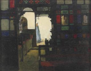 Sir Gerald Festus Kelly, P.R.A. - Mosque at Marrakech