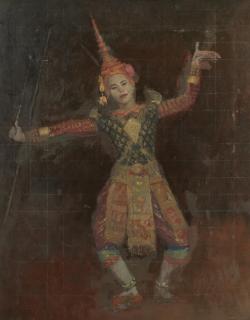 Sir Gerald Festus Kelly RA, KCVO, PRA - Burmese Dancing Girl
