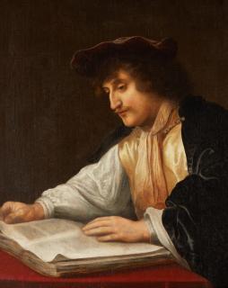 Sir Godfrey Kneller - Portrait of a gentleman at a table