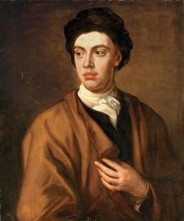 Sir Godfrey Kneller - Portrait of a Gentleman, half-length, in a brown cape and black turban