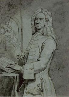 Sir Godfrey Kneller - Portrait of John Morley of Halsted, Essex, Three-Quarter-Length, With A Feather Pen