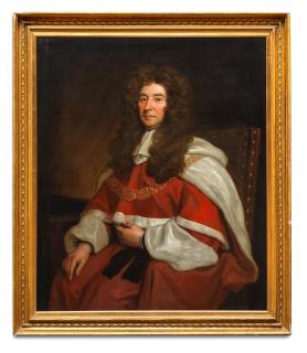 Sir Godfrey Kneller - Portrait of Sir Edward Ward of Stoke Doyle, Attorney General and then Lord Chief Baron of the Exchequer.