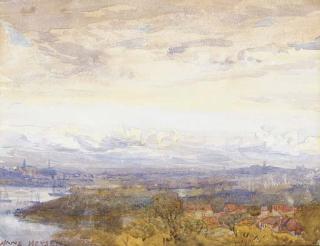 Sir Hans Heysen - Sydney Harbour