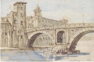 Sir Henry George Rushbury, R.A., R.W.S. - Rome