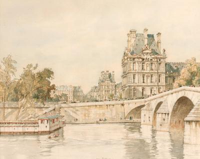 Sir Henry George Rushbury, R.A., R.W.S. - Summer Evening, Paris